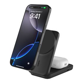 2-in-1 Foldable Magnetic Charger with Qi2 25W, , hi-res
