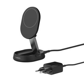 Supporto di ricarica wireless magnetica convertibile con Qi2 (15 W), Nero, hi-res