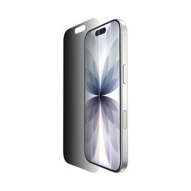 InvisiGlass Privacy Filter Screen Protector for iPhone 17 / iPhone 16 Pro, Gen 2, Clear, hi-res
