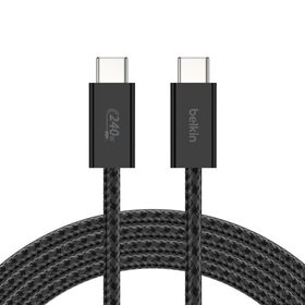 USB-C-/USB-C-Kabel (240&nbsp;W), 2er-Pack, Schwarz, hi-res