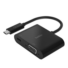USB-C/VGA-Ladeadapter, Schwarz, hi-res