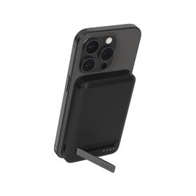 Magnetic Power Bank with Qi2 15W 5K, Black, hi-res