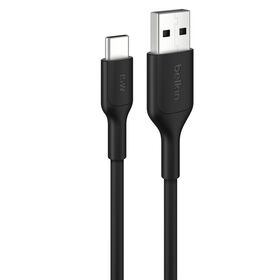 USB-A to USB-C Cable 15W, 3.3ft/1m, Black, Black, hi-res