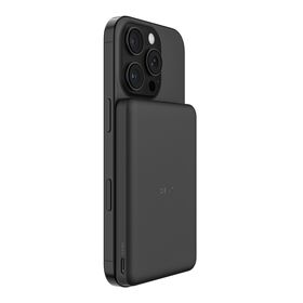 Slim Magnetic Power Bank 5K, Black, hi-res
