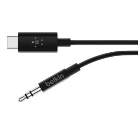 Cavo audio da 3,5 mm con connettore USB-C&trade;, Nero, hi-res