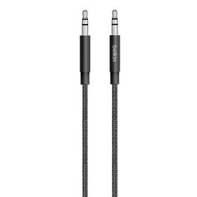 Metallic-AUX-Kabel, Schwarz, hi-res