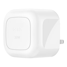 Compact USB-C Wall Charger 30W, White, hi-res