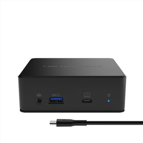 Dock USB-C&reg; universale per due display, Nero, hi-res